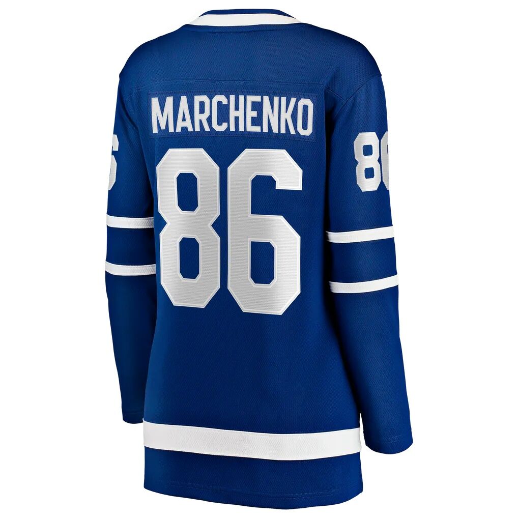 Kirill Marchenko Toronto Maple Leafs Fashion7 Women's Home Breakaway Jersey