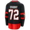 Thomas Chabot Ottawa Senators Fashion7 Home Breakaway Jersey - Black - Detail View
