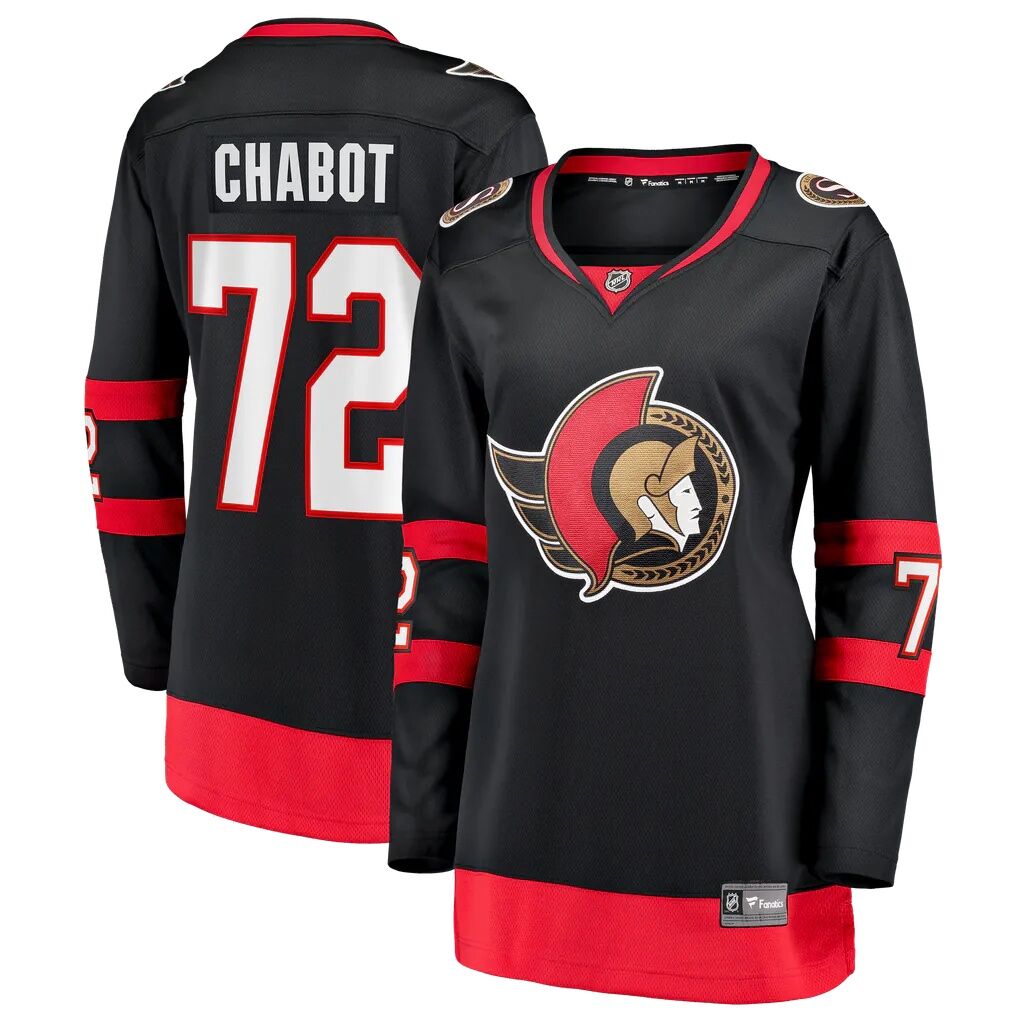 Thomas Chabot Ottawa Senators Fashion7 Women's Home Breakaway Jersey