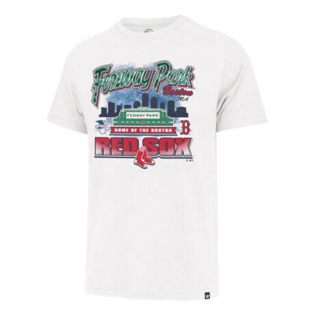 Boston Red Sox '47 Fenway Park Franklin T-Shirt - White - Front View