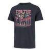 Cleveland Guardians '47 For the Land Franklin T-Shirt - Navy - Front View