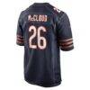 Nick McCloud Chicago Bears Nike Team Game Jersey - Navy - Alt2