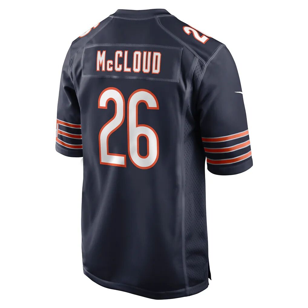 Nick McCloud Chicago Bears Nike Team Game Jersey