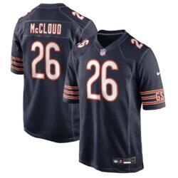 Nick McCloud Chicago Bears Nike Team Game Jersey - Navy - Front View