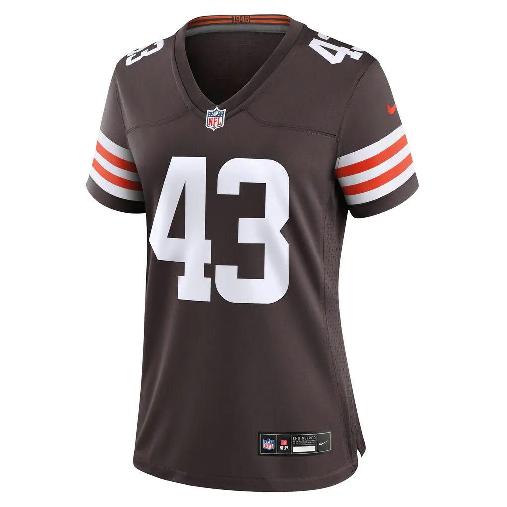 Krys Barnes Cleveland Browns Nike Women's Team Game Jersey