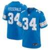 Bishop Fitzgerald Detroit Lions Nike Team Game Jersey - Blue - Front View