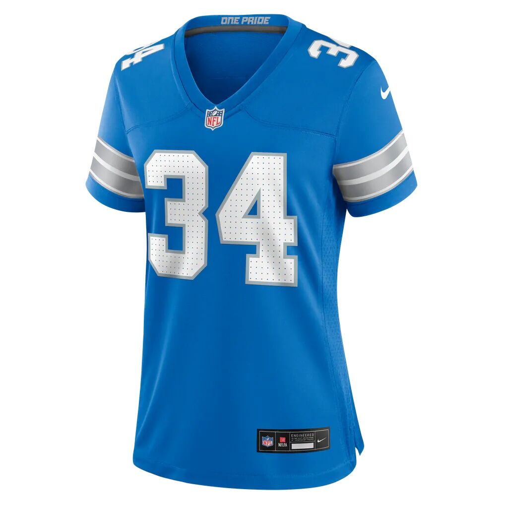 Bishop Fitzgerald Detroit Lions Nike Women's Team Game Jersey