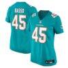 Luke Basso Miami Dolphins Nike Women's Team Game Jersey - - Front View
