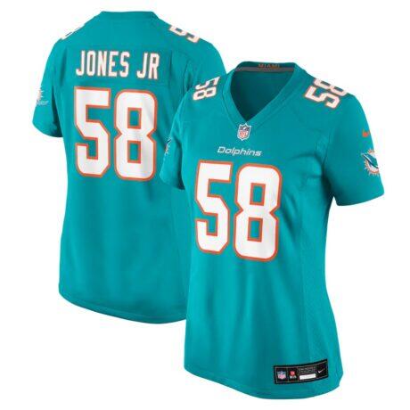 Andre Jones Jr. Miami Dolphins Nike Women's Team Game Jersey - - Front View