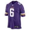 Johnny Hekker Minnesota Vikings Nike Team Game Jersey - Purple - Alt1