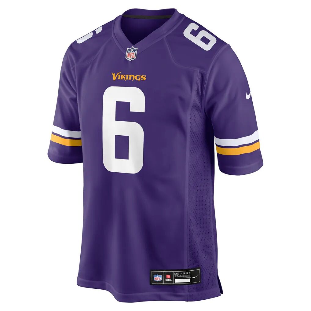Johnny Hekker Minnesota Vikings Nike Team Game Jersey