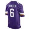 Johnny Hekker Minnesota Vikings Nike Team Game Jersey - Purple - Alt2