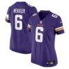 Johnny Hekker Minnesota Vikings Nike Women's Team Game Jersey - Purple - Front View