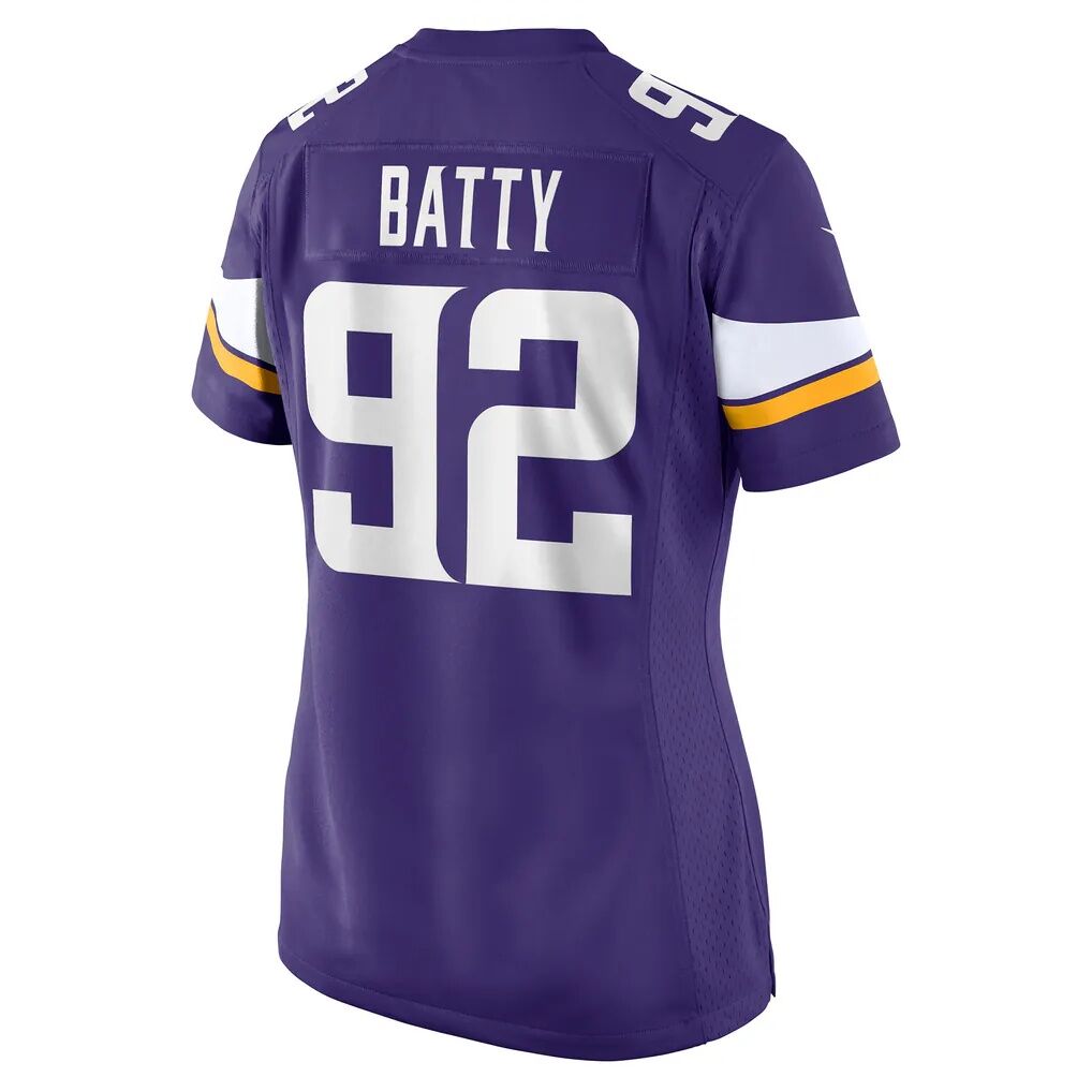 Tyler Batty Minnesota Vikings Nike Women's Team Game Jersey