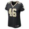 Cal Adomitis New Orleans Saints Nike Women's Team Game Jersey - Black - Alt1