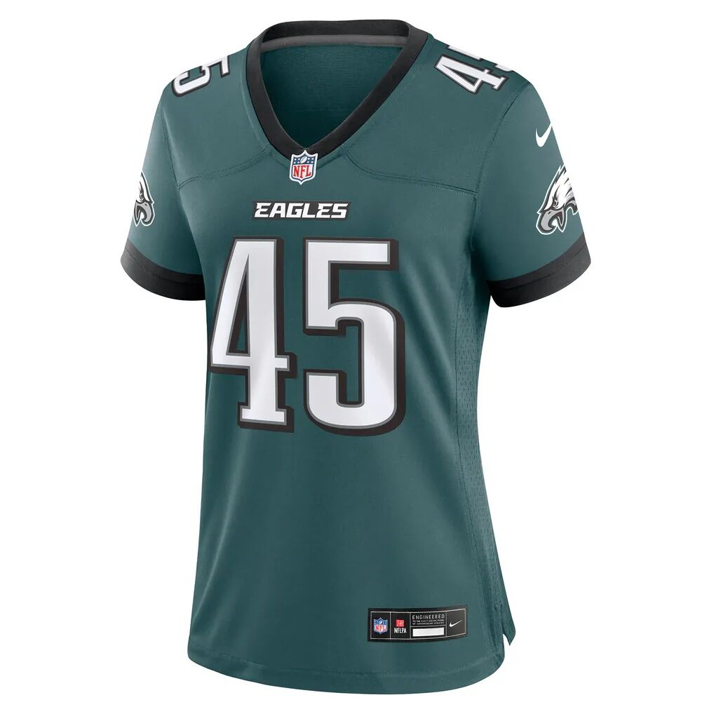 Josiah Deguara Philadelphia Eagles Nike Women's Team Game Jersey - Midnight Green