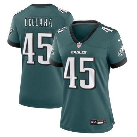 Josiah Deguara Philadelphia Eagles Nike Women's Team Game Jersey - - Front View