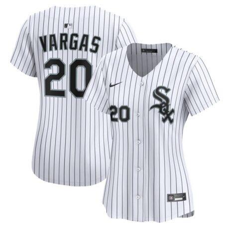 Miguel Vargas Chicago White Sox Nike Women's Home Limited Jersey - White - Front View