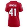 Brian Asamoah Atlanta Falcons Nike Women's Team Game Jersey - Red - Detail View
