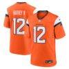RJ Harvey Denver Broncos Nike Team Game Jersey - Orange - Front View