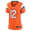 RJ Harvey Denver Broncos Nike Women's Team Game Jersey - Orange - Alt1