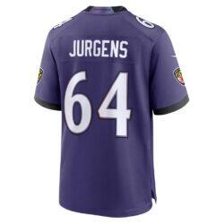 Cam Jurgens Baltimore Ravens Nike Team Game Jersey