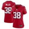 Jam Miller Atlanta Falcons Nike Women's Team Game Jersey - Red - Front View