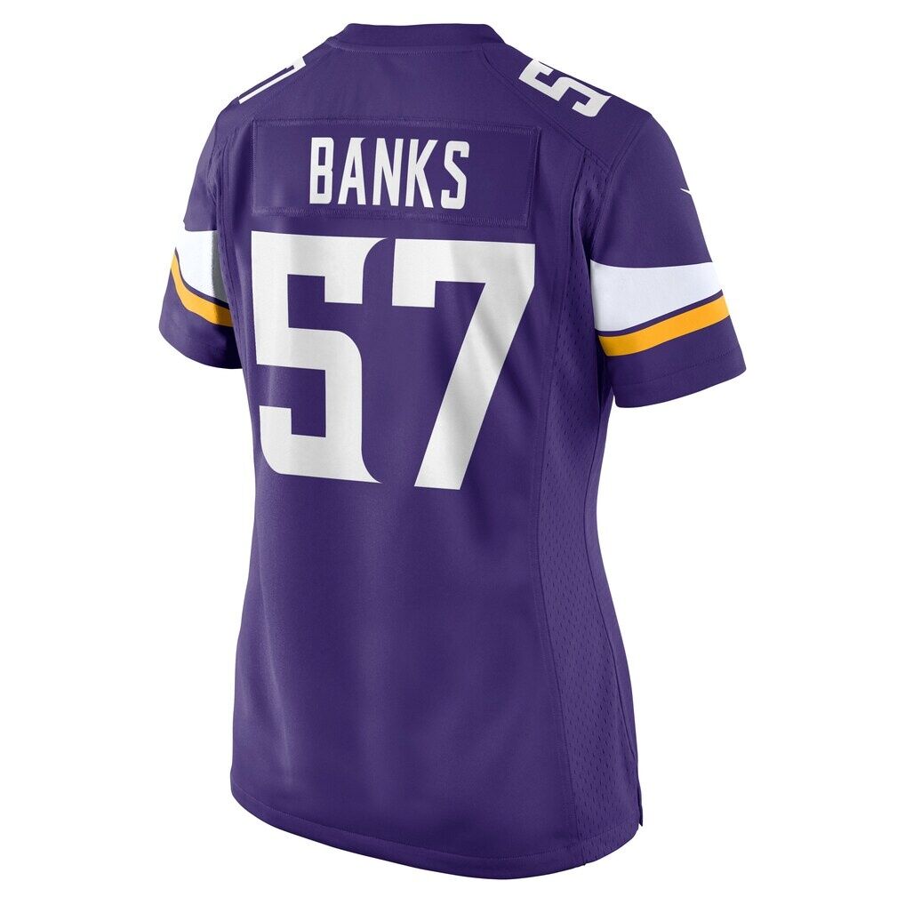 Keshawn Banks Minnesota Vikings Nike Women's Team Game Jersey