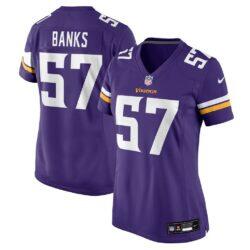 Keshawn Banks Minnesota Vikings Nike Women's Team Game Jersey