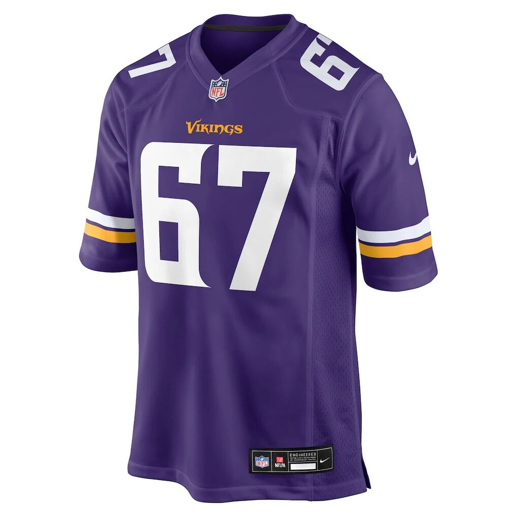 Josh Priebe Minnesota Vikings Nike Team Game Jersey