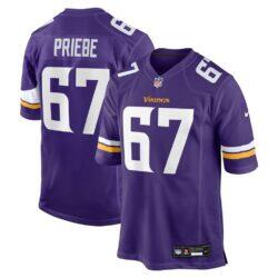 Josh Priebe Minnesota Vikings Nike Team Game Jersey