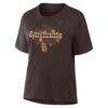 St. Louis Cardinals Women's Fall Leaves T-Shirt - Brown - Alt1