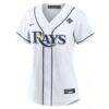 Tampa Bay Rays Nike Women's 2026 World Series Patch Home Replica Custom Jersey - White - Front View