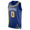Tyrese Haliburton Indiana Pacers Nike Unisex Swingman Jersey - Classic Edition - - Side View