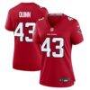 TJ Quinn Atlanta Falcons Nike Women's Team Game Jersey - Red - Front View