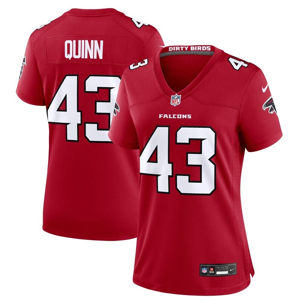 TJ Quinn Atlanta Falcons Nike Women's Team Game Jersey
