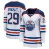 Leon Draisaitl Edmonton Oilers Fashion7 Women's Breakaway Jersey - White - Front View