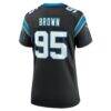 Derrick Brown Carolina Panthers Nike Women's Game Jersey - Black - Detail View