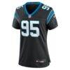 Derrick Brown Carolina Panthers Nike Women's Game Jersey - Black - Side View